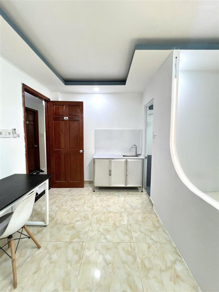 Không gian sống tinh tế tại bình trưng tây  studio full nội thất có vách ngăn riêng