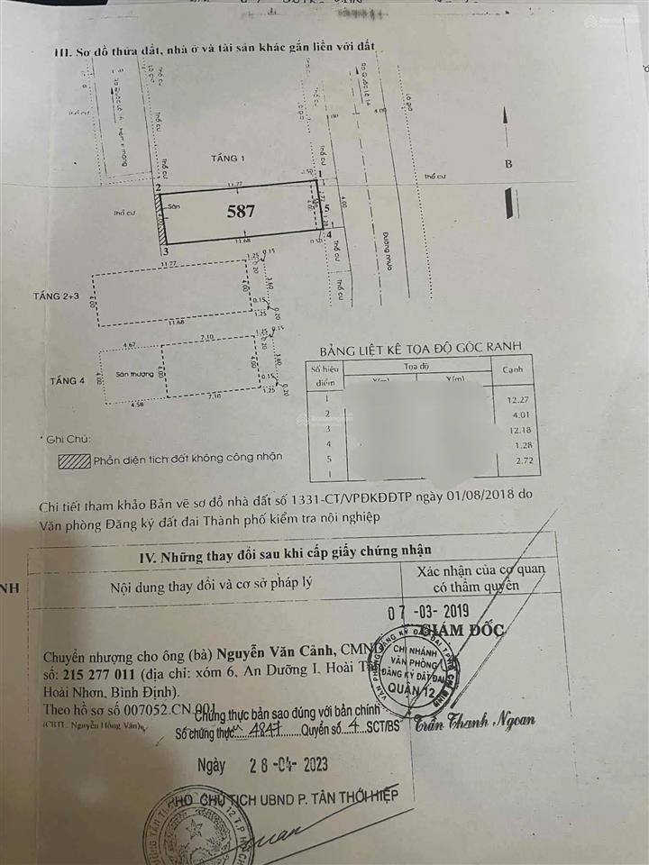 Chỉ 2.5 tỷ sở hữu ngay căn nhà hẻm oto 47m21t2lgiáp gò vấp  q12