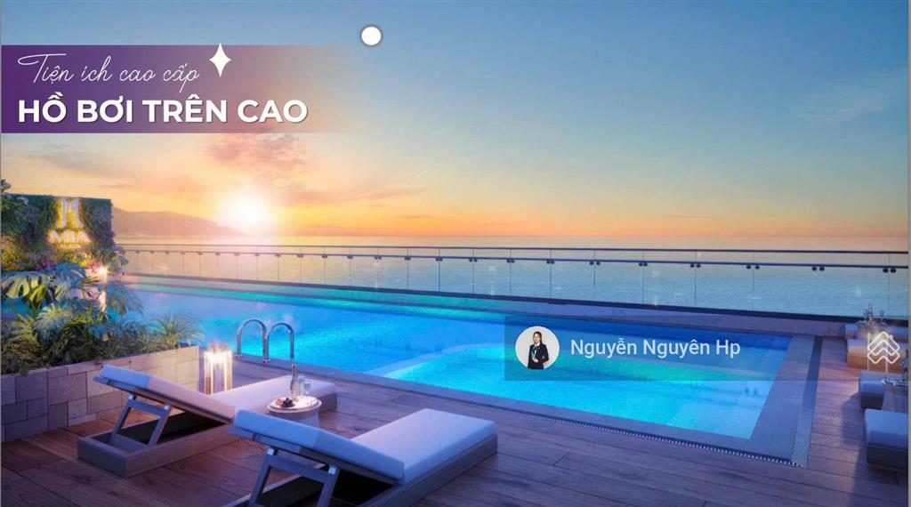 Mia center point 2pn view biển, tầng cao, bàn giao full nội thất liền tường, chiết khấu lên đến 6%