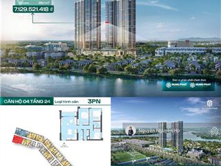 Bán căn hộ 3pn masteri rivera da nang, tầng cao, đông nam, giá chỉ 6.073 tỷ, htls 0%