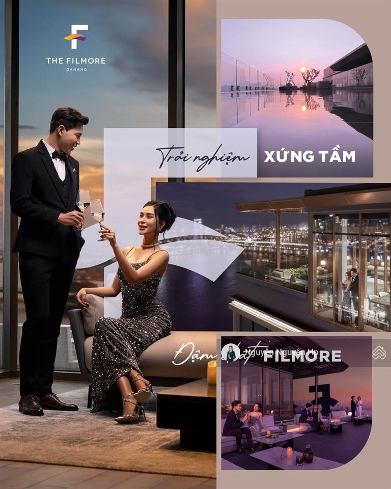 Penthouse the filmore da nang  218,8m2  view trực diện sông hàn, biển, pháo hoa  giá gốc cđt