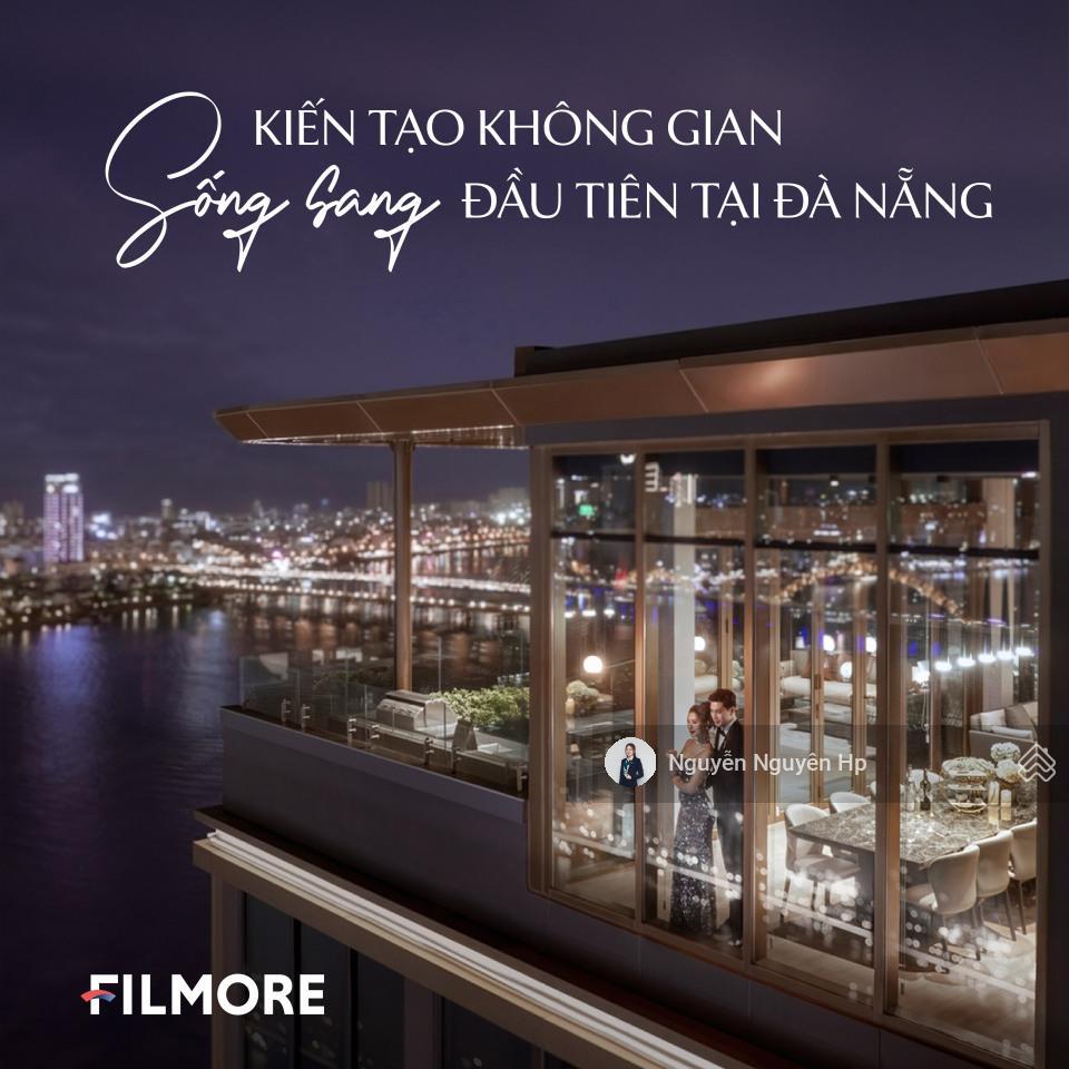 Penthouse the filmore da nang  218,8m2  view trực diện sông hàn, biển, pháo hoa  giá gốc cđt