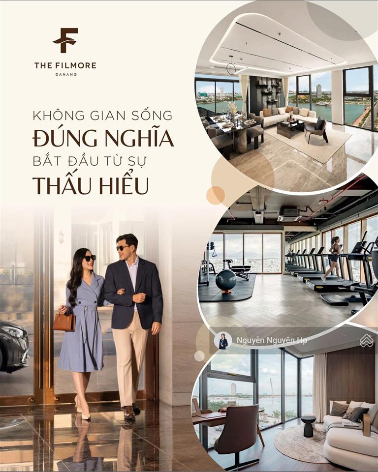 Penthouse the filmore da nang  218,8m2  view trực diện sông hàn, biển, pháo hoa  giá gốc cđt