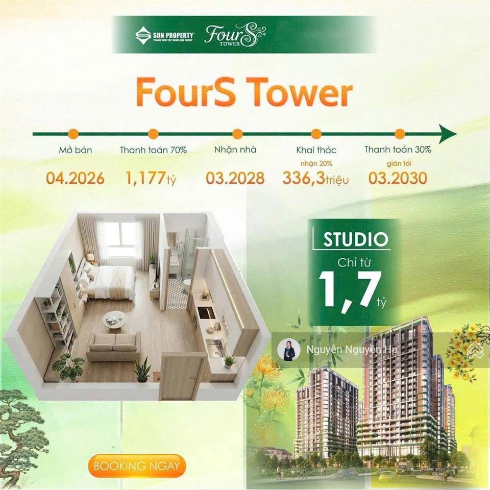 Hàng ngoại giao fours tower (f1)  chiết khấu lên đến 28,5%  htls 0% đến 30 tháng