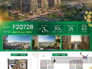 Fours tower f2  căn hộ 1pn 41,8 m2 giá từ 1,88 tỷ