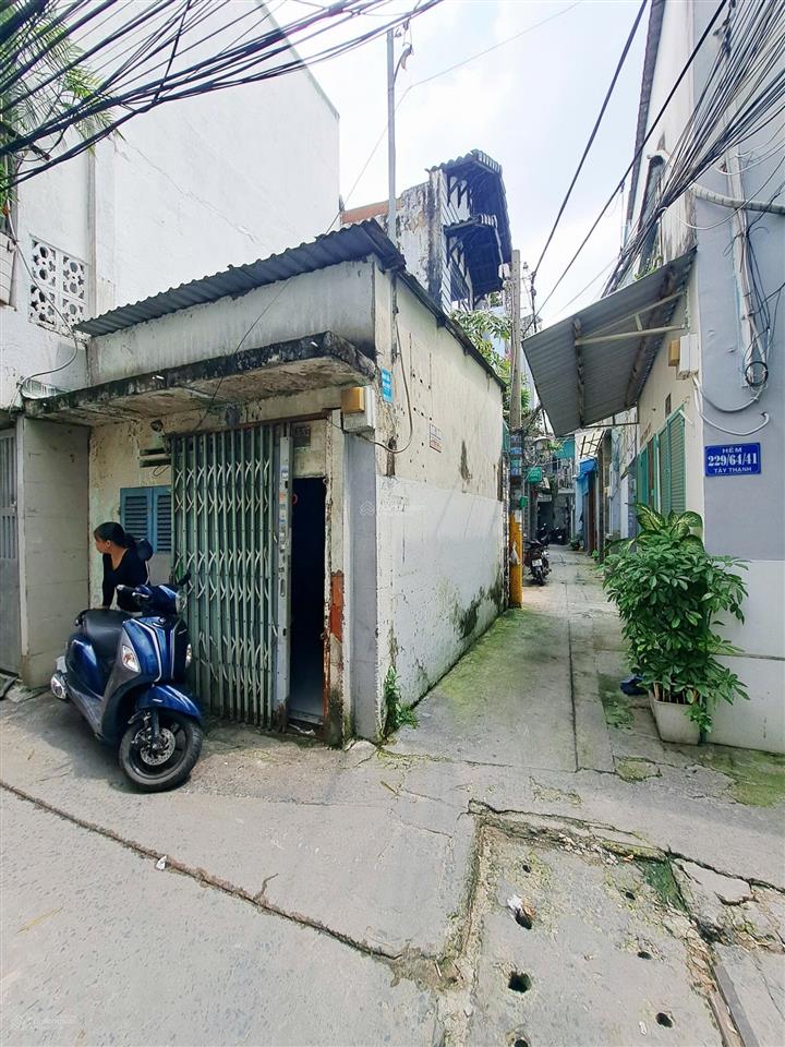 Bán nhà 229/ tây thạnh, hẻm thông 3m, dt 15m, giá 1,55 tỷ