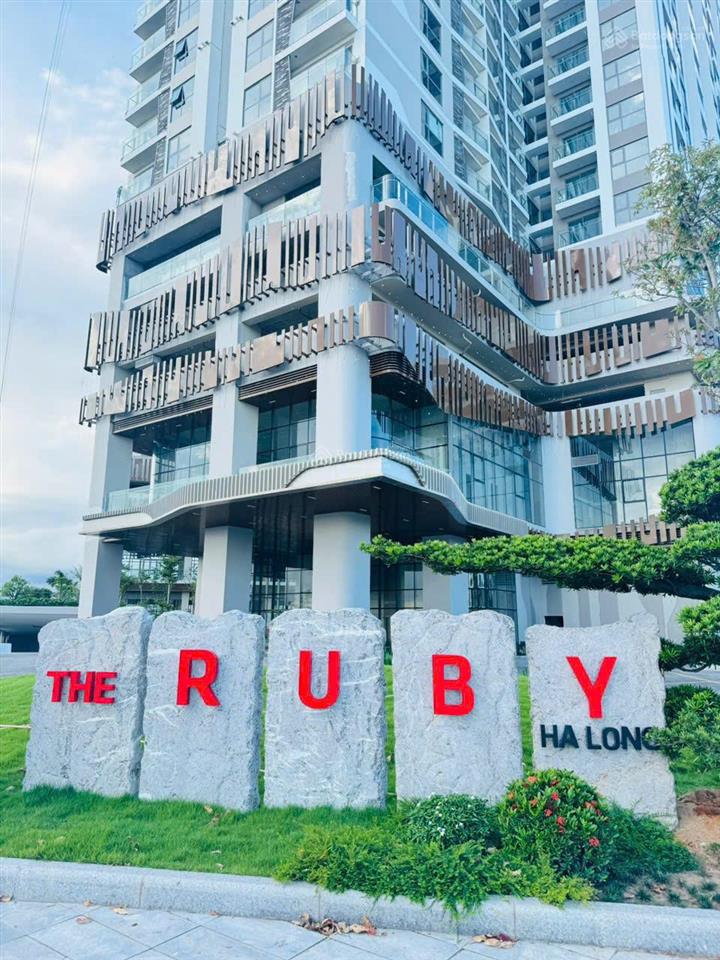 Bán quỹ nổi bật căn góc 2pn+1 đóng theo tiến độ dự án ruby hạ long.  0395 671 ***