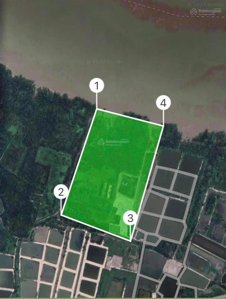 Cần bán 12.000m2 26tỷ 70x180 mặt sông cách q1 20km vị trí đẹp tiềm năng