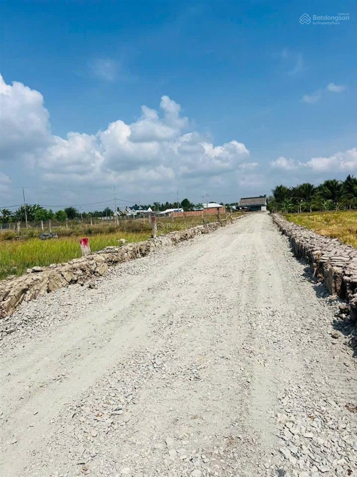 Đường xe hơi. 420tr / shr thổ cư nền cao ráo. (vàm cỏ  tây ninh) đường đang mở rộng 4m 2