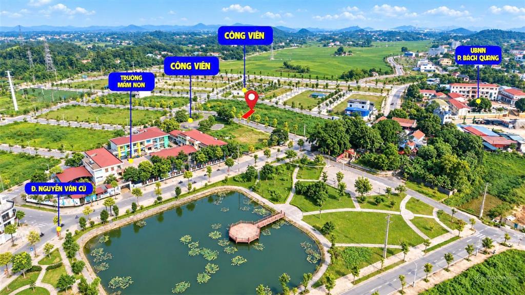 Bán lô đất cạnh công viên, trường học chỉ 1,5 tỷ ở khu đô thị cầu trúc sông công
