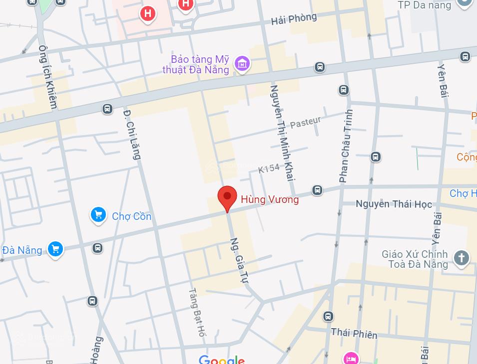 Chính chủ cho thuê nhà mặt tiền tại đường hùng vương, tp đà nẵng, gần ngã tư chợ cồn