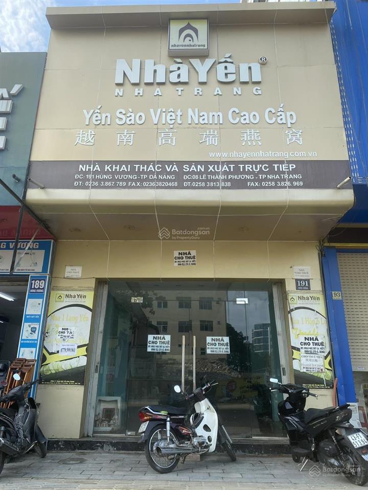 Chính chủ cho thuê nhà mặt tiền tại đường hùng vương, tp đà nẵng, gần ngã tư chợ cồn
