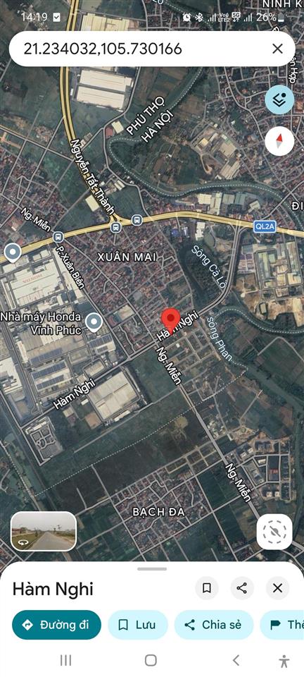 Bán đất tại đường đôi hàm nghi 36m, phúc thắng, phúc yên, vĩnh phúc, 8,5 tỷ, 97,6 m2