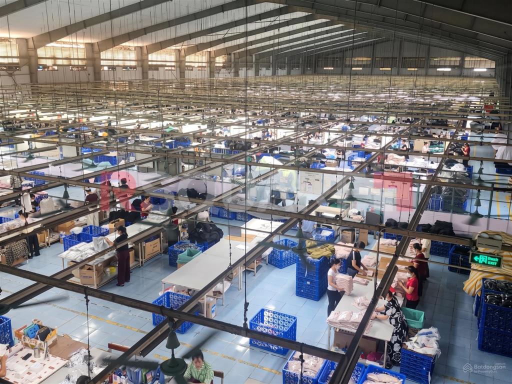 Bán gấp chuyển nhượng nhà xưởng may mặc 53.300 m² tại khu công nghiệp thụy vân, phú thọ