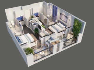 Gấp thanh lý dualkey view biển  pháo hoa  56m2  5,5 tỷ.  0975 716 ***