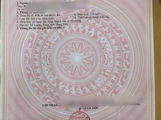 Chính chủ bán đất thổ cư 100% thị trấn lương bằng kim động  lô góc vip giá chỉ 26 tr/ m2