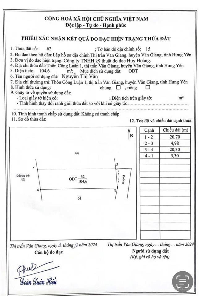 Bán đất thị trấn văn giang sát khu đô thị aluvia  thành phố ven sông văn giang. giá nhỉnh 3,5 tỷ