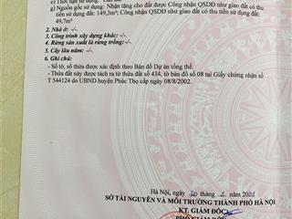 Bán 199m² đất full thổ cư trục chính lục xuân, võng xuyên(nay là xã phúc lộc), hà nội