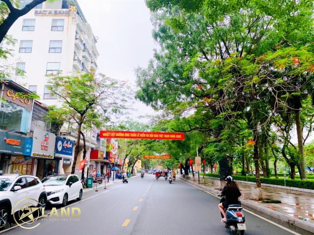 Cho thuê mặt bằng 200m2, mt 9m mặt đường nguyễn đức cảnh, hải phòng, vị trí nổi bật