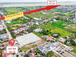 Chỉ với 1 tỷ sở hữu lô đất trục chính đường trung nghĩa ngay đại dự án đường cầu rào 3