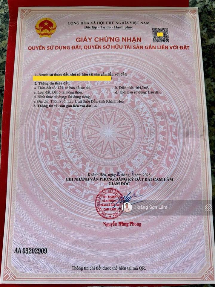 Đất cam lâm giá siêu rẻ dưới 1 tỷ  vị trí đắc địa gần nút giao cao tốc  cách nha trang 15 phút