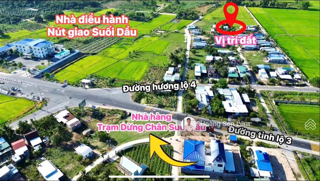 Bán đất cam lâm giá rẻ  gần đường tỉnh lộ và nút giao cao tốc   0977 918 ***