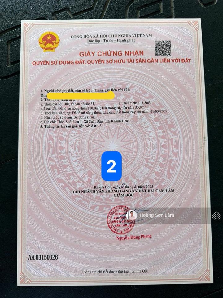 Bán đất cam lâm giá rẻ  gần đường tỉnh lộ và nút giao cao tốc   0977 918 ***