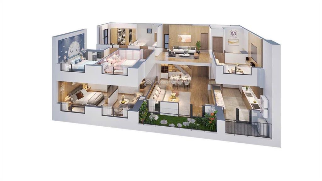 Duplex the wisteria chỉ 12tỷ9/ 185,9m2 ~ 69tr/m2, quà tặng 1,31,5 tỷ trừ thẳng vào giá