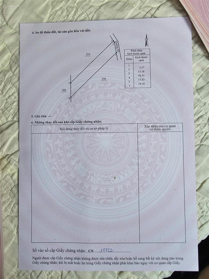 Diên lâm giáp ranh diên sơn cách trung tâm diên khánh, giá 420 tr