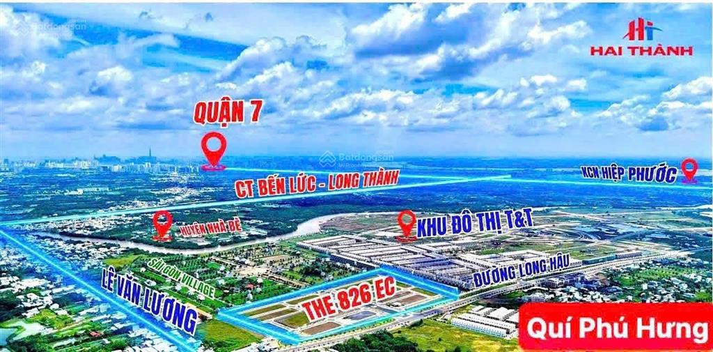Bán nền sạch đẹp. ngay khu vui chơi dự án sag gòn village long hậu