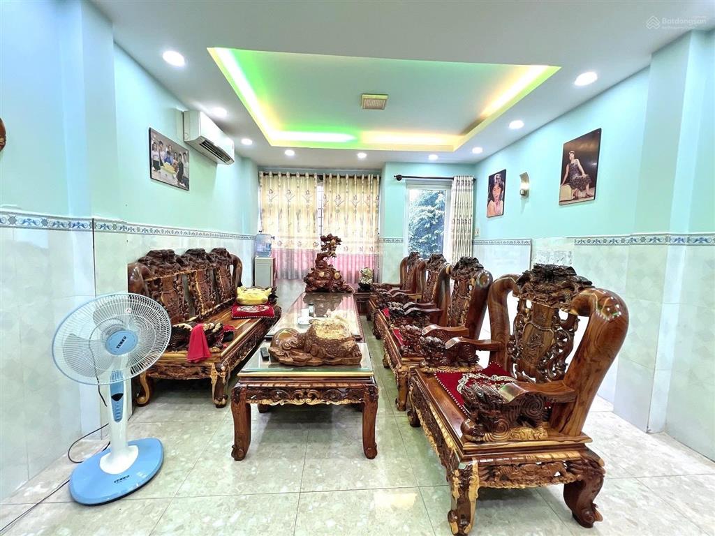 Nhà ngộp bank 4 tầng hxh 12m khu phân lô tô hiệu, dt 84m2 (4x21m) 6pn 6wc. chỉ 9 tỷ