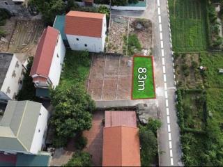 Lô góc siêu đẹp 83m2 xã nghĩa trụ giáp vinhomes ocean park 2, đường apffan 7m dành cho nhà đầu tư!