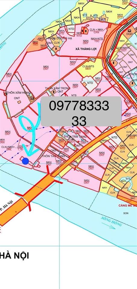 Cần bán hoa hậu 79,7m tại xâm hồng xã mễ sở tiếp giáp vành đai 4!