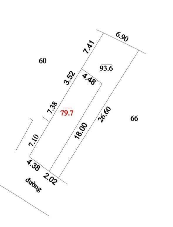Cần bán hoa hậu 79,7m tại xâm hồng xã mễ sở tiếp giáp vành đai 4!