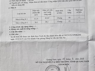 Nhà mặt phố 130m2 tại đường 18/8, minh an, hội an, 12 tỷ vnd hàng hot