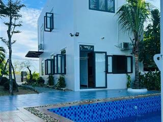 Nhà 2 tầng mặt tiền dx 018, hội an, dt 351m2 ngang 10m 3pn 3wc, hồ bơi, dòng tiền 25tr/tháng