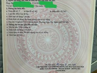 Bán nhà riêng giá cực chất tại ngõ 376/12 đường bưởi, 26 tỷ, 45.7m2, 7 tầng thang máy