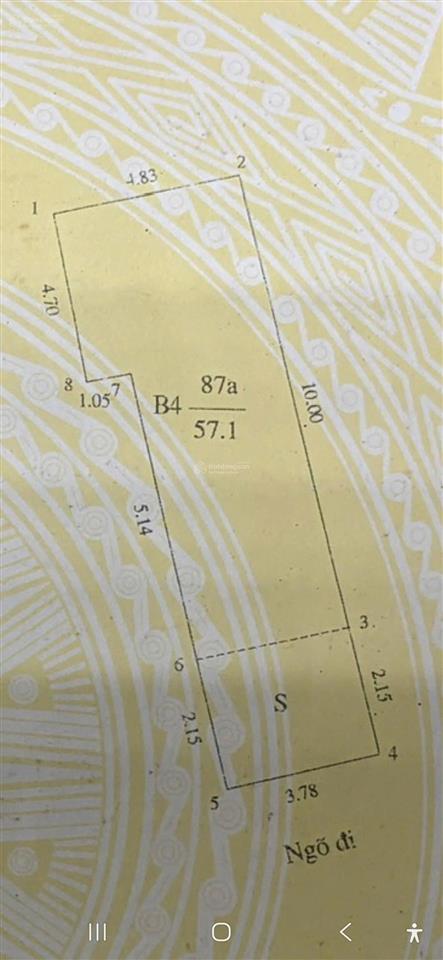 Bán nhà 4 tầng ngõ 46/15/.. phạm ngọc thạch, 57,1m2