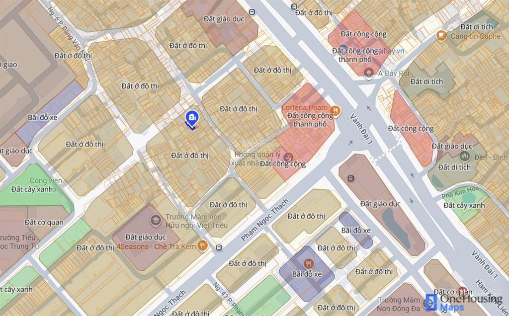 Bán nhà 4 tầng ngõ 46/15/.. phạm ngọc thạch, 57,1m2