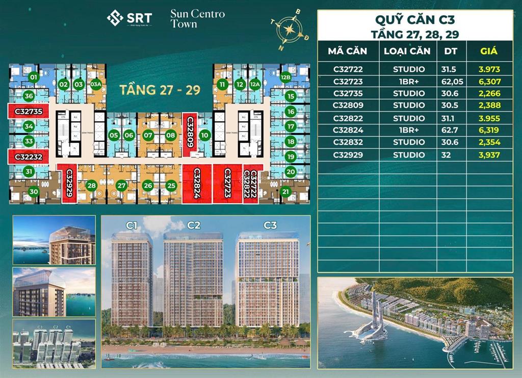 Căn hộ 34m2, 1,5 tỷ, tại sun centro town, bãi cháy, hạ long, hot! hàng hiếm tại