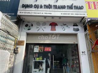 Nhà Mặt Tiền Gò Dầu - 87m2 - 4 Lầu - KV sầm uất nhất Quận Tân Phú