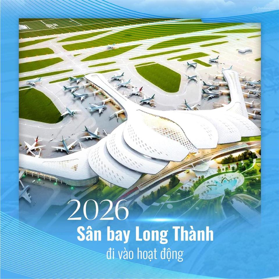 Đất nền, shophouse sát sân bay long thành, sổ sẵn, giá gốc, chiết khấu, bank hỗ trợ 50%