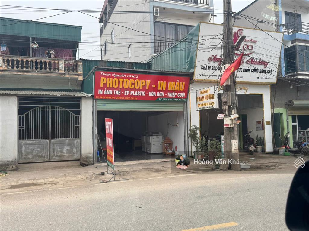 Bán đất đối diện cổng trường học cấp 3 minh khai sẵn kinh doanh
