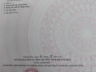 Bán đất thổ cư 171m2 gần ngã ba Nước Nhĩ, Khánh Phú, Khánh Vĩnh, Khánh Hòa