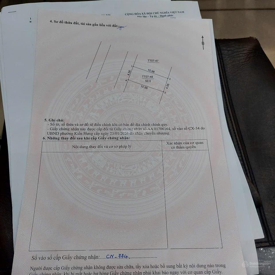 Cắt lỗ gần 4 tỷ  lô liền kề kiến hưng  gần cấp 2 kiến hưng hà đông  chỉ còn nhỉnh 10 tỷ