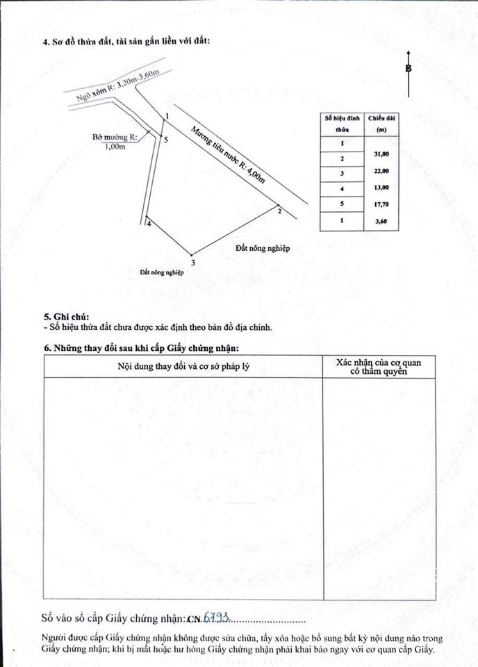 Nhà vườn tân phong thực tế 602m2, 427m2 trên bìa. giá đầu tư 4tỷ250tr