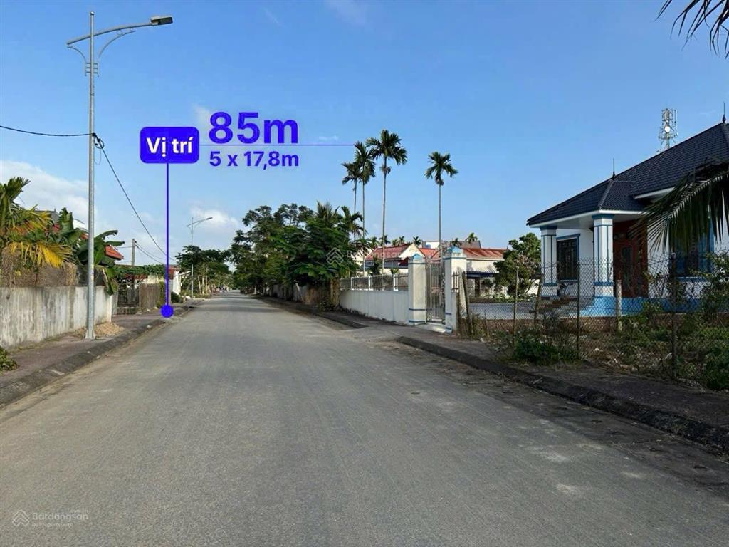 Chính chủ gửi bán lô góc 85m² đất nam tử kiến thiết (tân minh) hải phòng chỉ 1tỷ520tr
