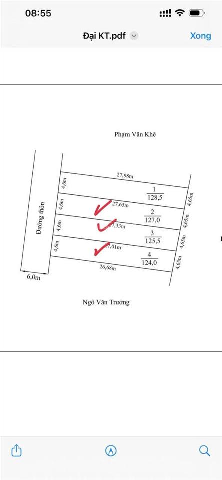 Lô đất đẹp, rẻ, đẹp nằm trên đường trục thôn 6m tiên thắng, tiên lãng, hải phòng, chỉ 1tỷ290tr
