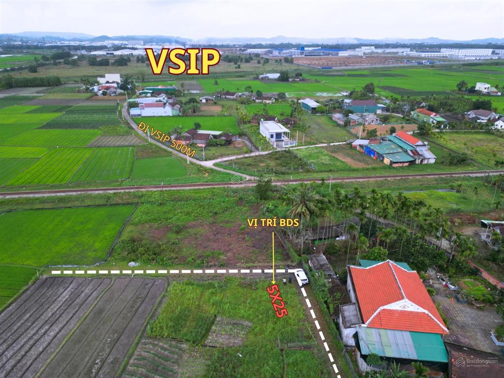 Lô đất ngay vsip quảng ngãi thuộc tịnh thọ chỉ 370tr