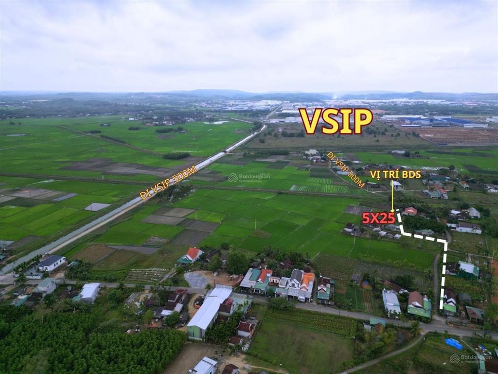 Lô đất ngay vsip quảng ngãi thuộc tịnh thọ chỉ 450 triệu